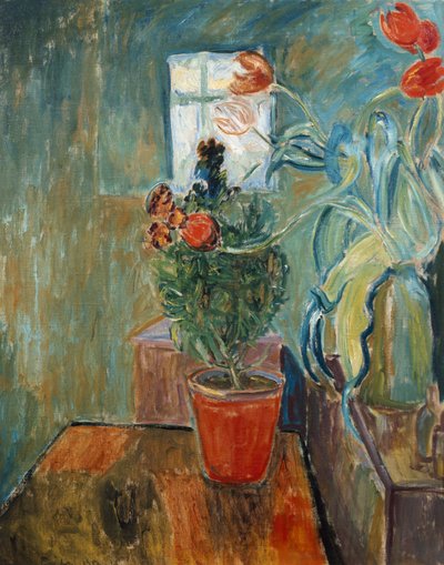 Alhelí y tulipanes de Thorvald Erichsen