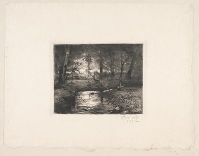 Aa en el bosque de Borrevejle de Thorvald Niss