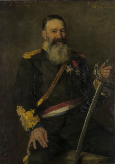 Piet J. Joubert (1831-1900). Comandante general de la República Sudafricana de Thérèse Schwartze
