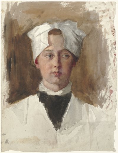 Retrato de una niña huérfana de Thérèse Schwartze