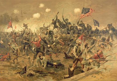Batalla de Spottsylvania de Thure de (after) Thulstrup
