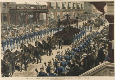 Funeral del General Grant: La procesión subiendo por la Quinta Avenida, de Harper