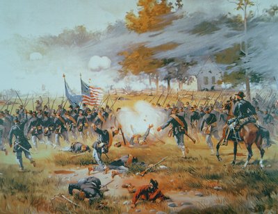 La batalla de Antietam de Thure de Thulstrup