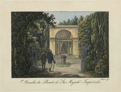 Monumento a los padres en el parque Pavlovsk, 1810s de Thurner