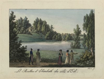 El Pabellón de Isabel en el Parque Pavlovsk, 1810s de Thurner
