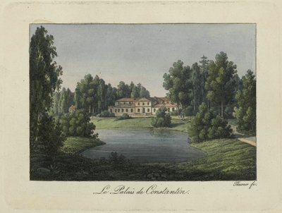 Vista del Palacio de Constantino en Pavlovsk de Thurner