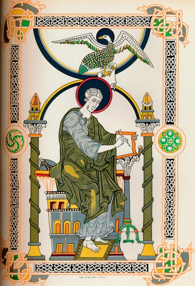 Santo escribiendo, 1849 de Thurwanger