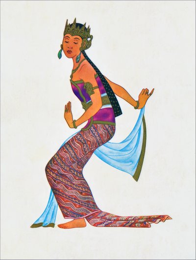 Bailarina javanesa clásica de Thyra Kleen