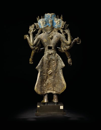 Estatua de Ekadashalokeshvara de Tibetan School