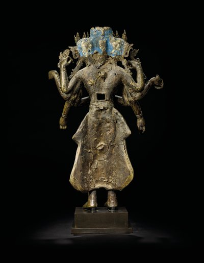 Estatua de Ekadashalokeshvara de Tibetan School