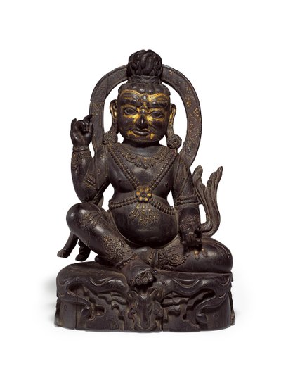 Figura de Mahasiddha de Tibetan School