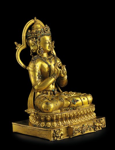 Figura de Vairochana, Densatil de Tibetan School