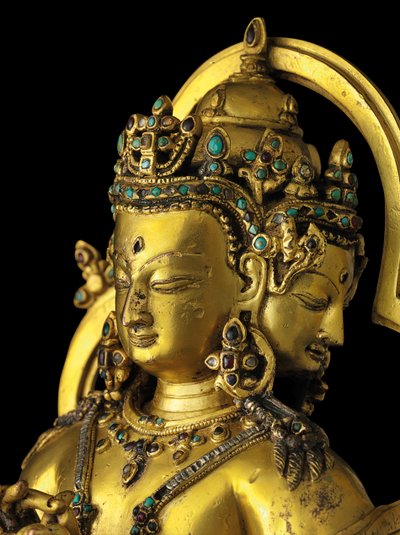 Figura de Vairochana, Densatil de Tibetan School