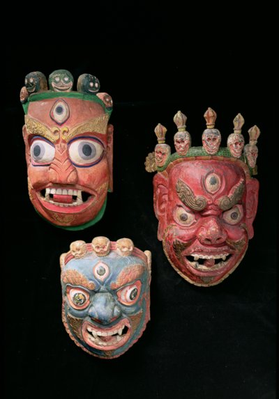 Máscaras de Tibetan School