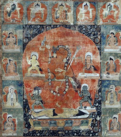 Cultura tibetana: Mandala de Samvara (detalle) de Tibetan School