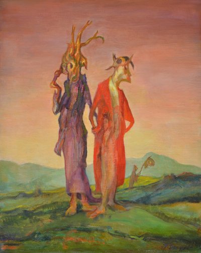  Pareja de monstruos de Tibor Dengyel
