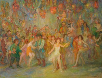 Escena de carnaval de Tibor Dengyel