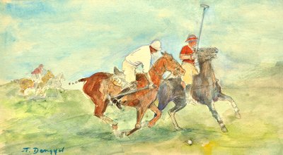 Partido de polo de Tibor Dengyel