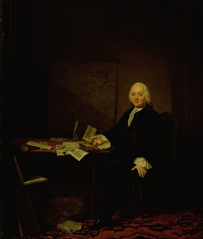 Retrato de Jan Wagenaar, historiador de la ciudad de Ámsterdam de Tibout Regters