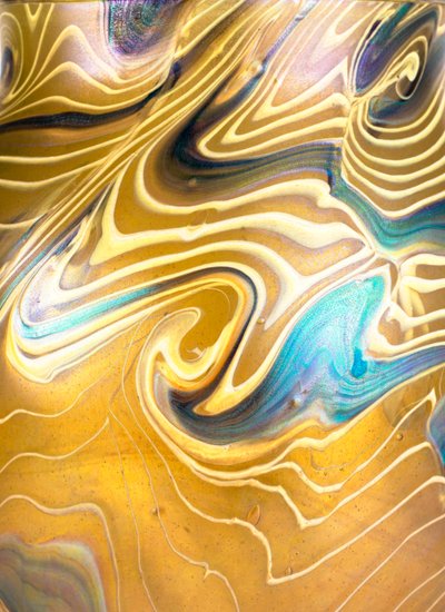 Jarrón decorado, c.1895-96 (vidrio favrile) de Tiffany and Company