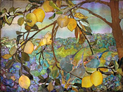 Panel de mosaico Favrile de Tiffany Studios