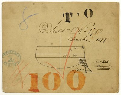 Diseño para salero n.º 1700 de Tiffany and Company