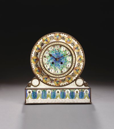 Reloj de chimenea de mosaico Favrile de Tiffany and Company