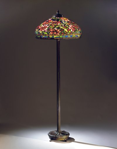 Lámpara de pie de peonía, c.1910 de Tiffany and Company