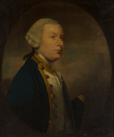 Retrato de Medio Cuerpo del Almirante Robert Duff de Fetteresso de Tilly (manner of) Kettle