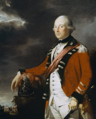 Retrato de un oficial del 15º Regimiento de Dragones, c.1768 de Tilly Kettle