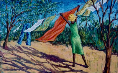 Un día ventoso 2019 (aceite) de Tilly Willis