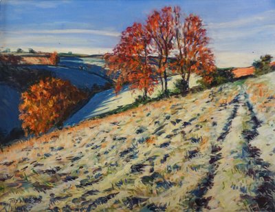 Autumn Frost, 2023 (óleo sobre tabla) de Tilly Willis