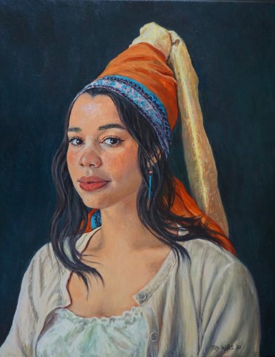 Belinda 2021 (óleo sobre lienzo) de Tilly Willis