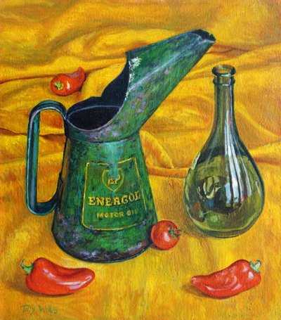 Lata de Aceite con Pimientos Rojos, 2017 de Tilly Willis
