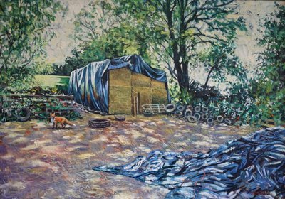 Passing Through 2019 (óleo sobre lienzo) de Tilly Willis