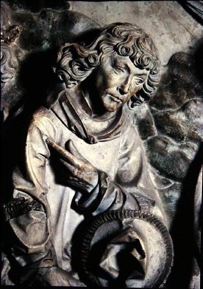 Tumba de Enrique II y su esposa Cunegunda, detalle de San Lorenzo de Tilman Riemenschneider