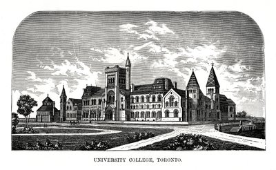 University College, Toronto, Canadá, siglo XIX de Tilton Waters