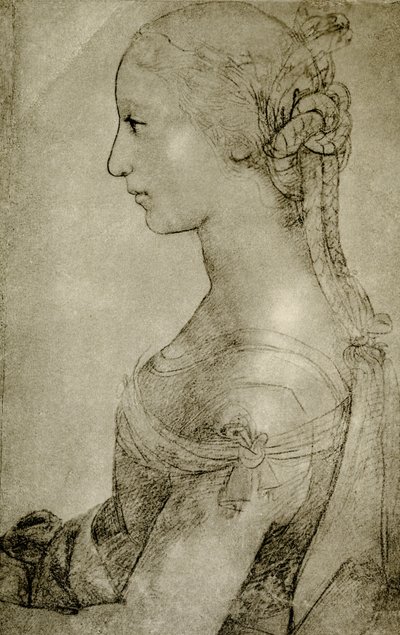 Perfil de niña de Timoteo Viti