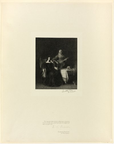 Catalina de Aragón y su doncella, de Old English Masters de Timothy Cole