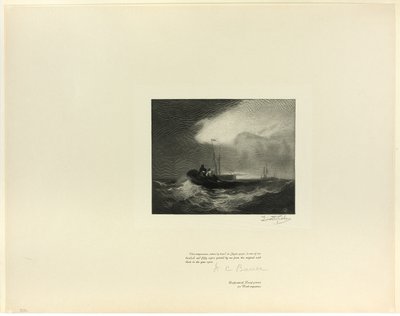 Barcos de Pesca Frente a Yarmouth, de Viejos Maestros Ingleses de Timothy Cole