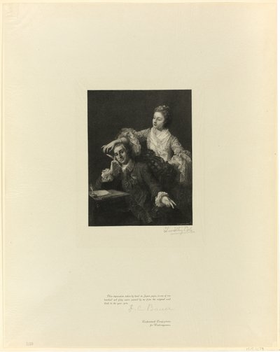 Garrick y su esposa, de Old English Masters de Timothy Cole