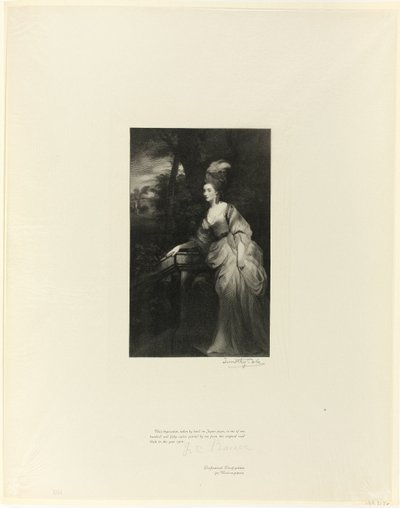 Georgiana, duquesa de Devonshire, de Old English Masters de Timothy Cole