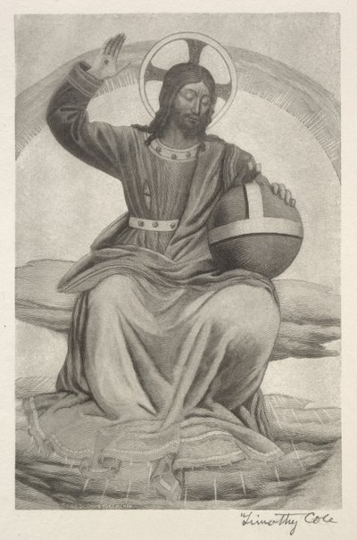Viejos maestros italianos: Cristo entronizado, 1888-1892 de Timothy Cole
