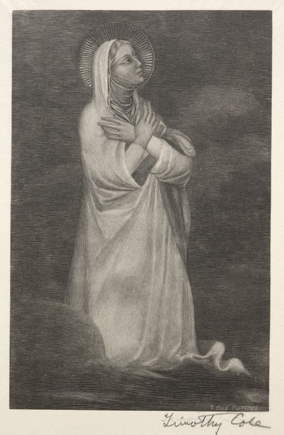 Viejos Maestros Italianos: Figura de la Virgen, 1888-1892 de Timothy Cole
