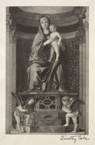 Maestros italianos antiguos: Madonna y el Niño de Timothy Cole