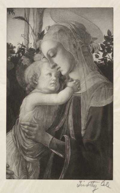 Viejos maestros italianos: Madonna y niño, 1890 de Timothy Cole