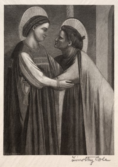 Viejos maestros italianos: María y Isabel, 1886 de Timothy Cole