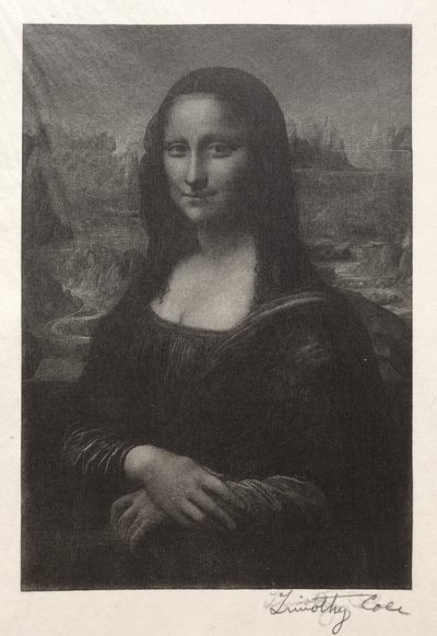 Viejos Maestros Italianos: Mona Lisa, 1888-1892 de Timothy Cole