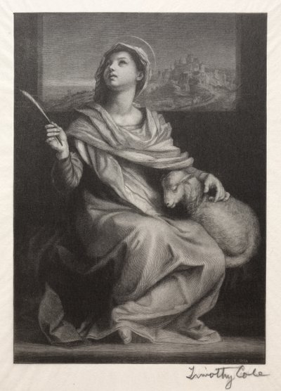 Maestros italianos antiguos: Santa Inés de Timothy Cole