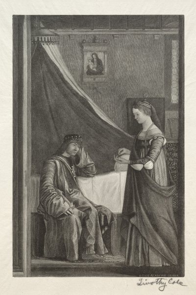 Viejos Maestros Italianos: Santa Úrsula con su padre, 1888-1892 de Timothy Cole